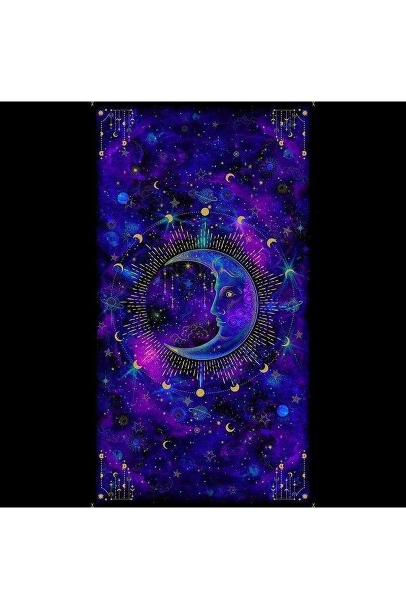 Cosmos Tapestry Moon Cosmos Panel - CM2540