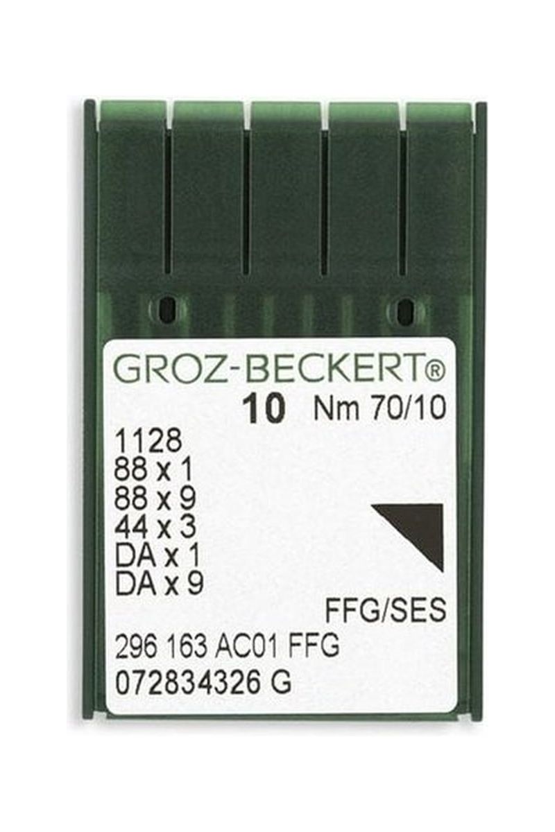 Groz-Beckert Light Ball Point Straight Stitch Industrial Machine Needles - 1128, 88x1, 88x9, 44x3, DAx1, DAx9 - 10/Pack