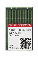 Groz-Beckert Industrial Machine Needle, Leather - System: 135x16 TRI, DPx16D