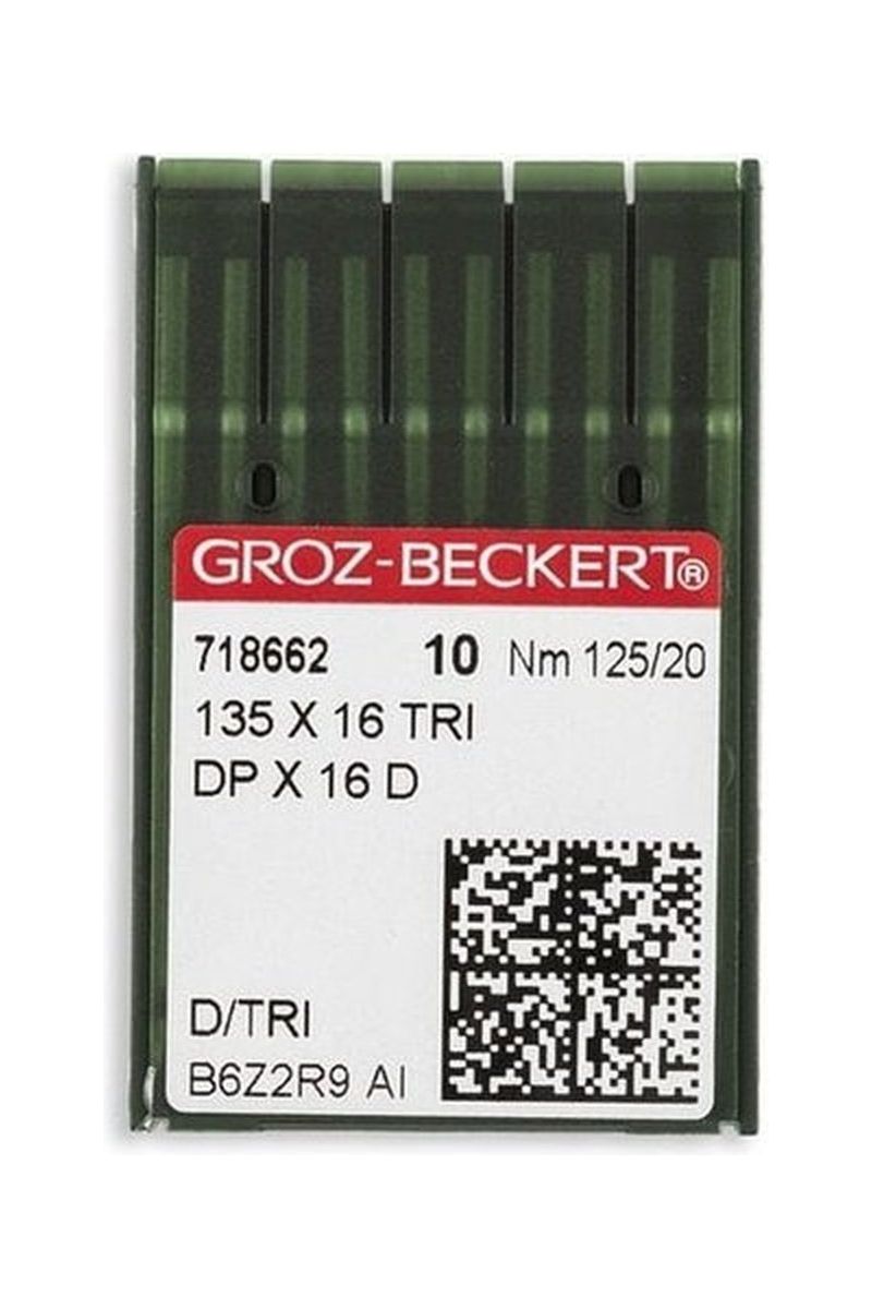 Groz-Beckert Industrial Machine Needle, Leather - System: 135x16 TRI, DPx16D