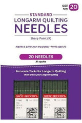 Handi Quilter Standard Longarm Needles – Two Packages of 10 20/125-R Sharp