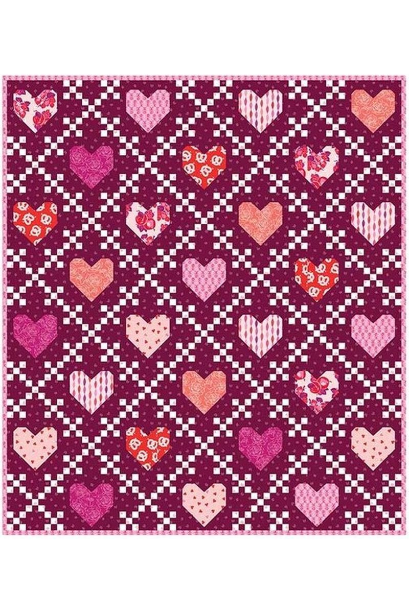 Heirloom Hearts Quilt Pattern - PTNF26