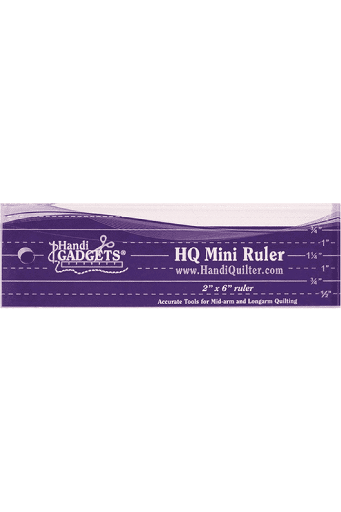 HQ Mini Ruler 2" x 6"