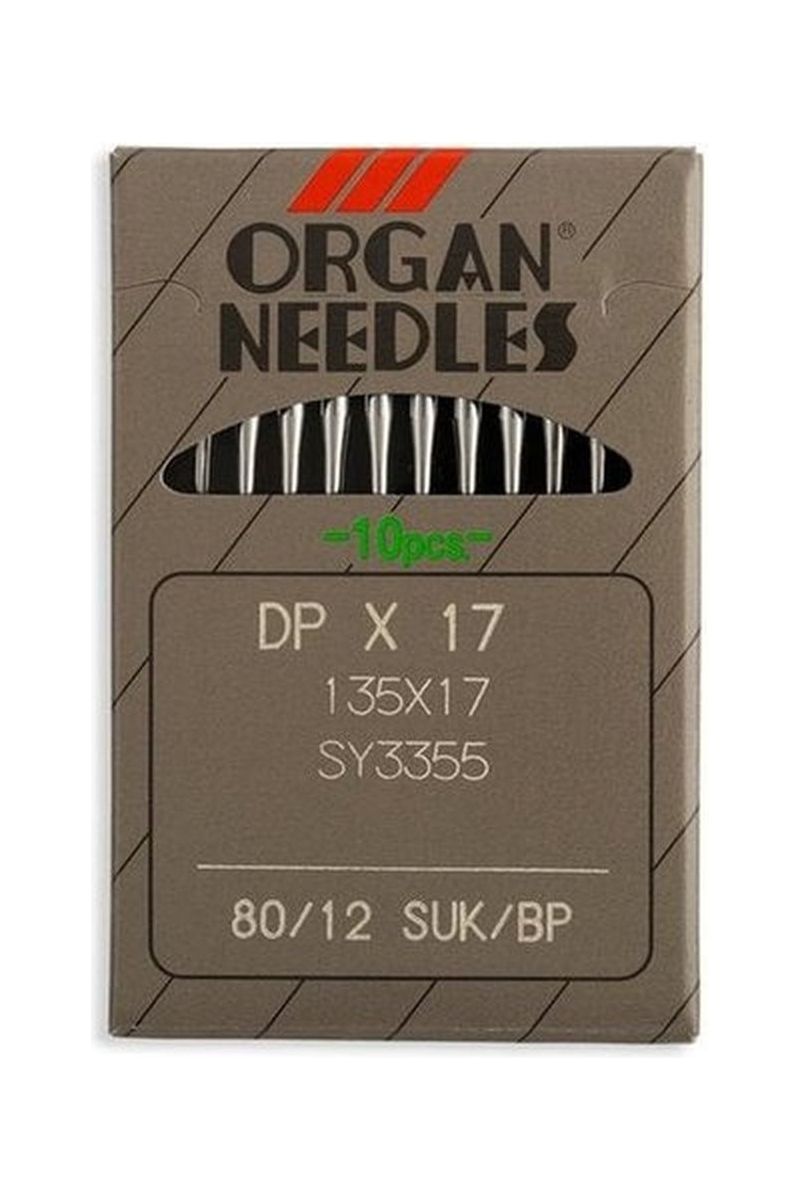 Organ Brand Industrial Machine Needles - System: 135x17, DPx17 - 10/Pack