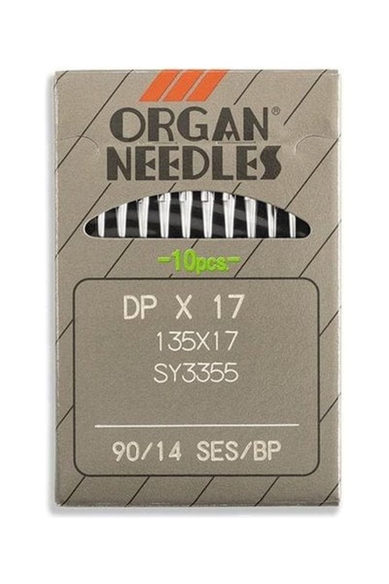 Organ Brand Industrial Machine Needles - System: 135x17, DPx17 - 10/Pack