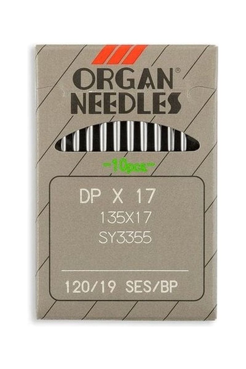 Organ Brand Industrial Machine Needles - System: 135x17, DPx17 - 10/Pack