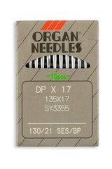 Organ Brand Industrial Machine Needles - System: 135x17, DPx17 - 10/Pack