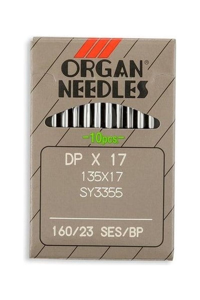 Organ Brand Industrial Machine Needles - System: 135x17, DPx17 - 10/Pack