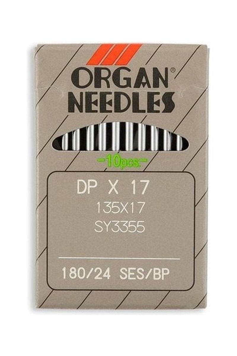 Organ Brand Industrial Machine Needles - System: 135x17, DPx17 - 10/Pack