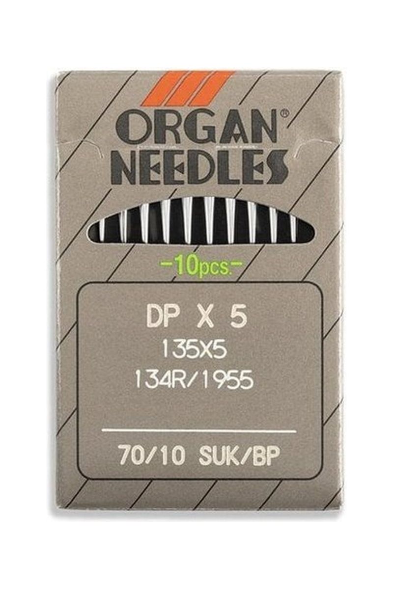 Organ Brand Industrial Machine Needles - System: 135x5, DPx5 10/Pack