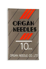 Organ Brand Industrial Machine Needles - System: 134D, 135x8TRI, PFx134D, SY1981 LEATHER - 10/Pack