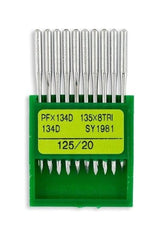 Organ Brand Industrial Machine Needles - System: 134D, 135x8TRI, PFx134D, SY1981 LEATHER - 10/Pack