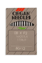 Organ Brand Industrial Machine Needles - System: DBxF2, 16x257LR, 1738LR - 10/Pack