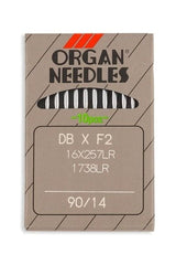 Organ Brand Industrial Machine Needles - System: DBxF2, 16x257LR, 1738LR - 10/Pack