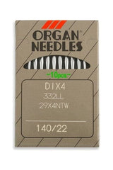 Organ Brand Industrial Machine Needles - System: 29x4NTW, DIx4, 332LL - 10/Pack