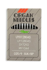 Organ Brand Industrial Machine Needles - System: UYx128GAS, UY128GAS, SY7292, MY1044 - 10/Pack
