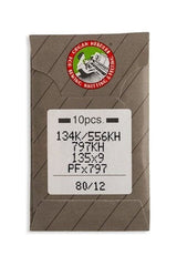 Organ Brand Industrial Machine Needles - System: 134K/556KH, 797KH, 135x9, PFx797 - 10/Pack