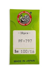 Organ Brand Industrial Machine Needles - System: 134K/556KH, 797KH, 135x9, PFx797 - 10/Pack