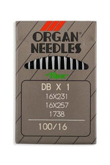 Organ Brand Industrial Machine Needles - System: 16x231, DBx1