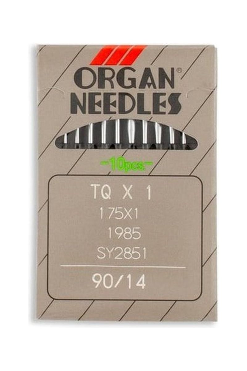 Organ Brand Industrial Machine Needles - System: Qx1, 175x1, 1985, SY2851, 175x1FS, CDx471 - 10/Pack