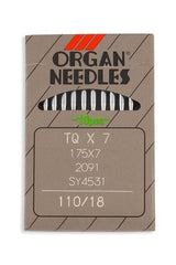Organ Brand Industrial Machine Needles - System: 175x7, TQx7, SY4531, 2091 - 10/Pack