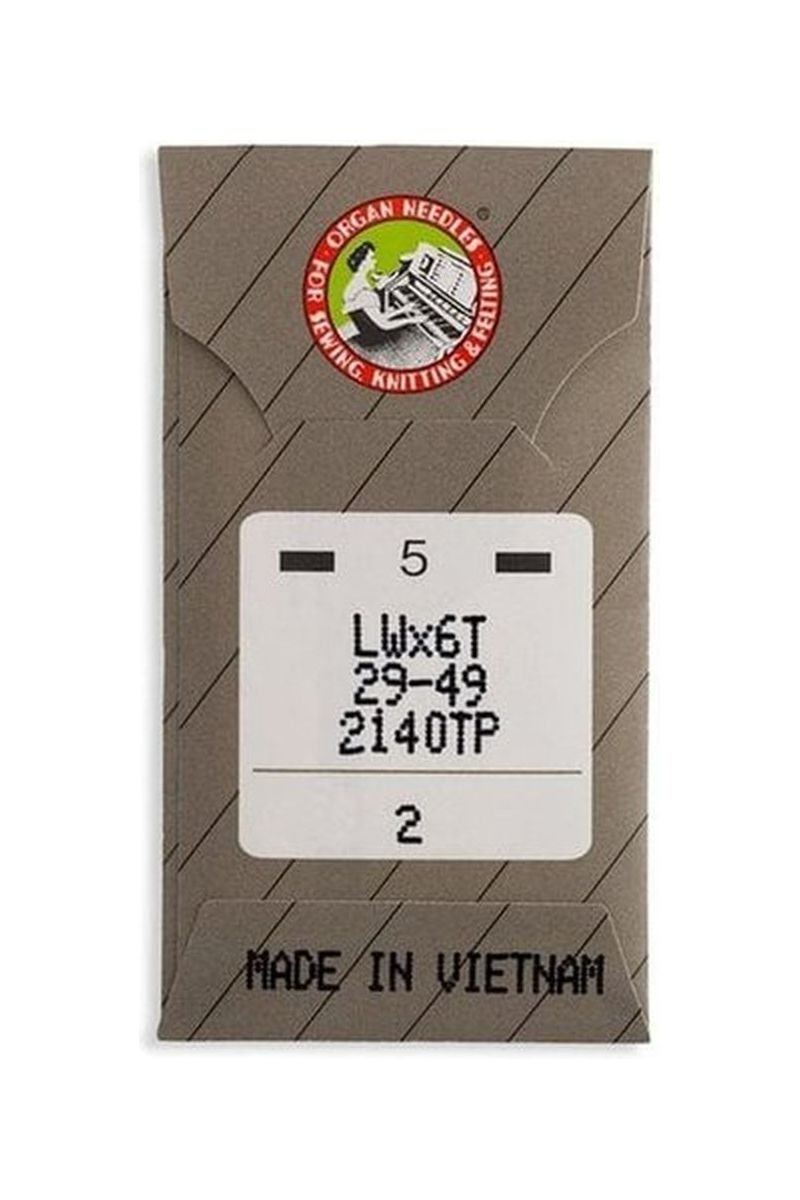Organ Brand Industrial Machine Needles - System: LWx6T, 29-49