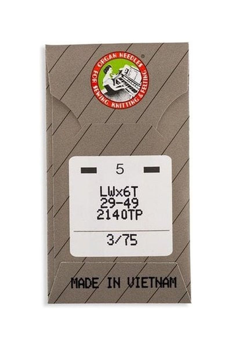 Organ Brand Industrial Machine Needles - System: LWx6T, 29-49