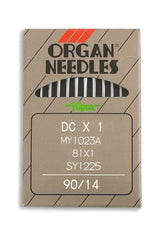 Organ Brand Industrial Machine Needles - System: DCx1, MY1023A, 81x1, SY1225 - 10/Pack