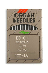 Organ Brand Industrial Machine Needles - System: DCx1, MY1023A, 81x1, SY1225 - 10/Pack