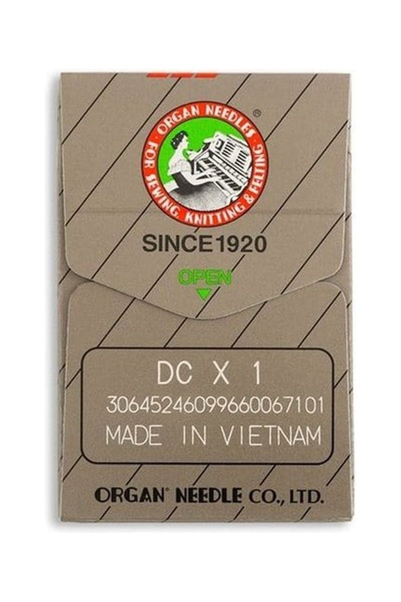 Organ Brand Industrial Machine Needles - System: DCx1, MY1023A, 81x1, SY1225 - 10/Pack
