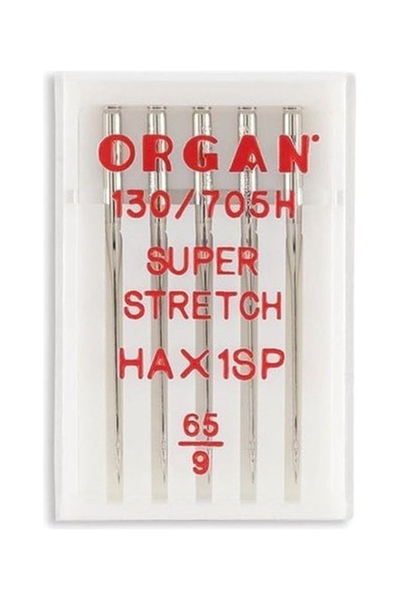 Organ Brand Domestic Machine Needles - System: Super StretchP - 5/Pack