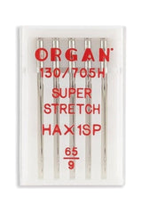Organ Brand Domestic Machine Needles - System: Super StretchP - 5/Pack