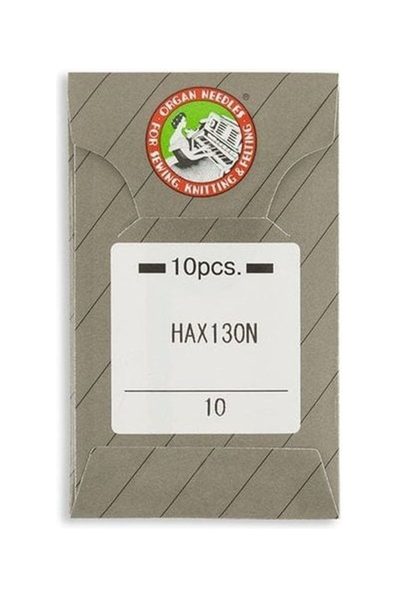 Organ Brand Domestic Machine Needles - System: Top Stitch - HAx130, HAx130N - 10/Pack