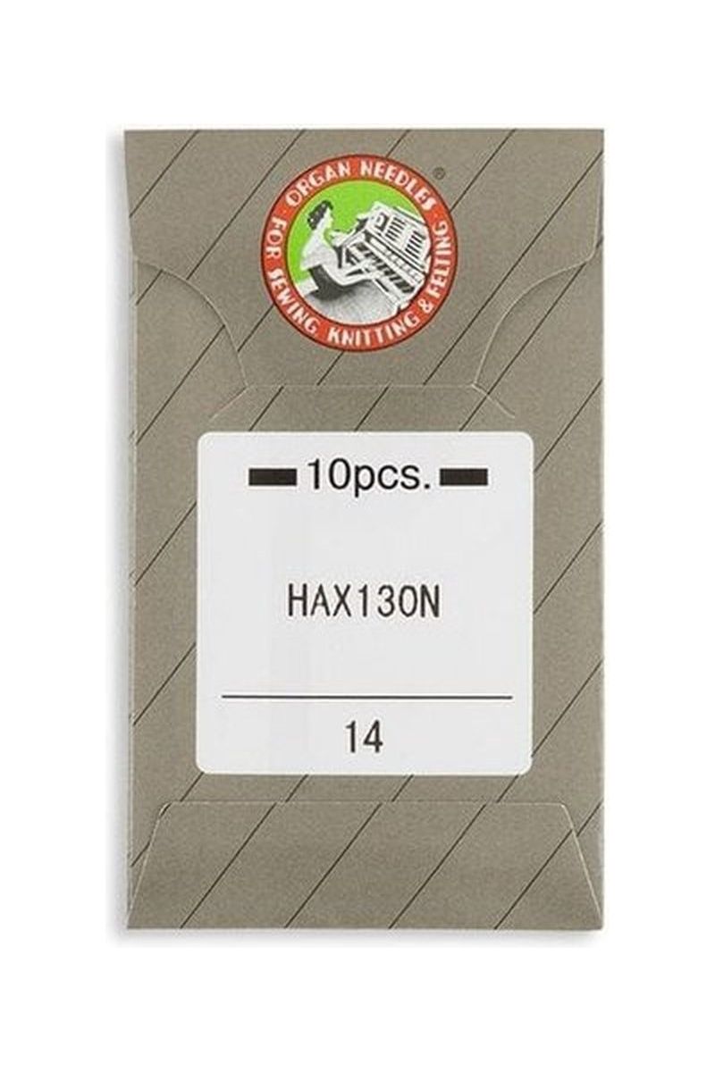 Organ Brand Domestic Machine Needles - System: Top Stitch - HAx130, HAx130N - 10/Pack