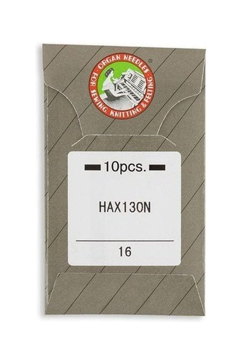 Organ Brand Domestic Machine Needles - System: Top Stitch - HAx130, HAx130N - 10/Pack