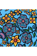 Ojibway Florals Turquoise - JT-OF01-TURQ