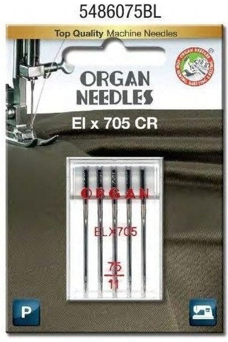 Organ ELx705 CR Overlock Needles - 5/pk