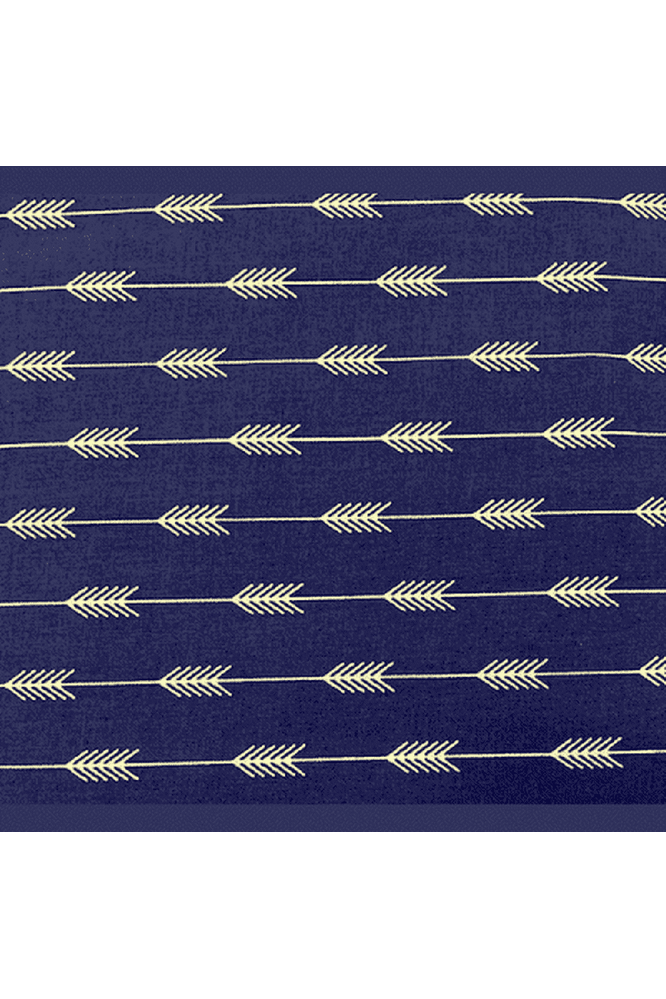 Fabric Creations Traditional Navy Arrows 100% Cotton