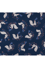 Fabric, Dear Stella - Night Ride Squirrels