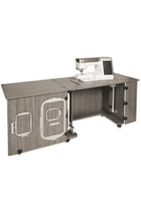 Sylvia Model 2400 SewMate Sewing Machine Cabinet with Large Machine Opening