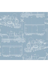 Steam in the Spring Blueprints - 18717-Blue
