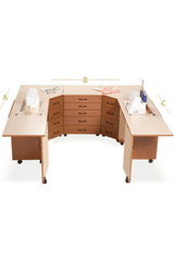 Sylvia Model U2610 Combo Cabinet